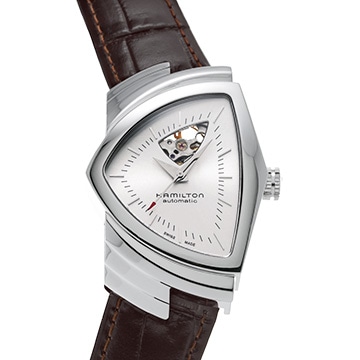 ハミルトン ヴェンチュラ  H24515552 シルバー メンズ 時計 【中古】【wristwatch】