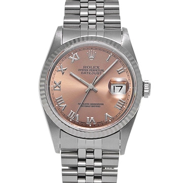 ロレックス デイトジャスト 16234 ピンク メンズ 時計 【中古】【wristwatch】