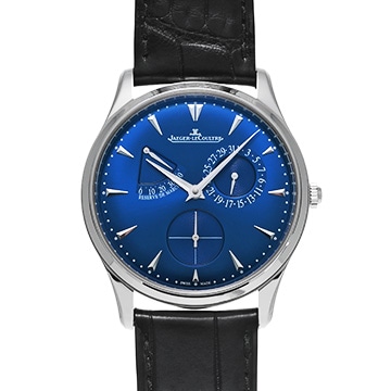 ジャガー ルクルト マスター ウルトラスリム リザーブ ド マルシェ Q1378480 ブルー メンズ 時計 【中古】【wristwatch】