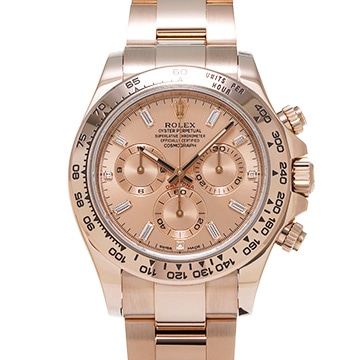 ロレックス コスモグラフ デイトナ 116505A ロゼカラー/ダイヤモンド メンズ 時計 【中古】【wristwatch】