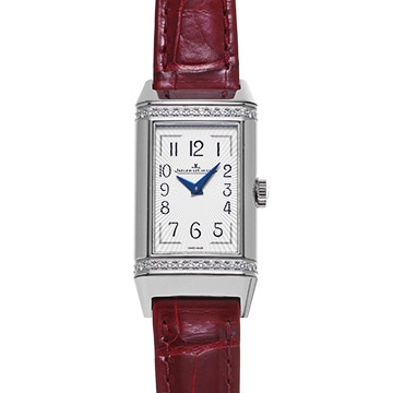 ジャガー ルクルト レベルソ ワン デュエット Q3348420 シルバーグレー/ブルー レディース 時計 【中古】【wristwatch】