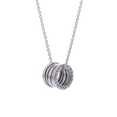 ブルガリ B.ZERO1 ネックレス シルバー K18ホワイトゴールド WG レディース ジュエリー 【中古】【jewelry】