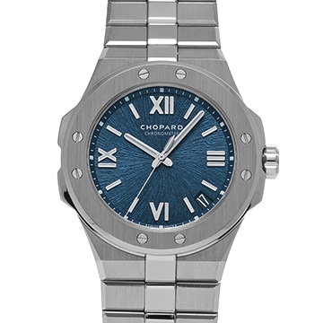 ショパール アルパイン イーグル ラージ 298600-3001 ブルー メンズ 時計 【中古】【wristwatch】