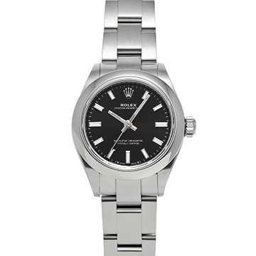 ロレックス オイスターパーペチュアル 28 276200 ブライトブラック レディース 時計 【中古】【wristwatch】