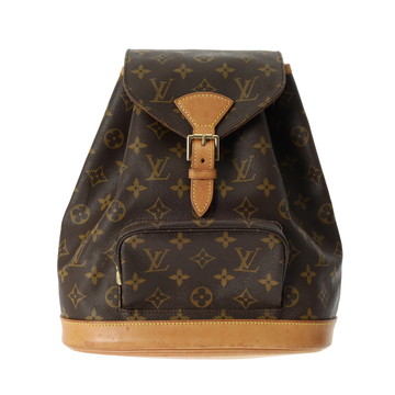 ルイ ヴィトン モノグラム モンスリ MM ブラウン M51136 モノグラムキャンバス レディース バッグ 【中古】【bag】