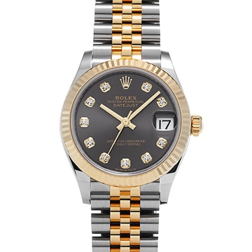 ロレックス デイトジャスト 31 278273G ダークグレー/ダイヤモンド ユニセックス 時計 【新品】【wristwatch】