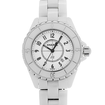 シャネル J12 33MM H0968 ホワイト レディース 時計 【中古】【wristwatch】