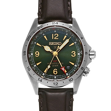 セイコー プロスペックス アルピニスト SBEJ005 グリーン メンズ 時計 【中古】【wristwatch】