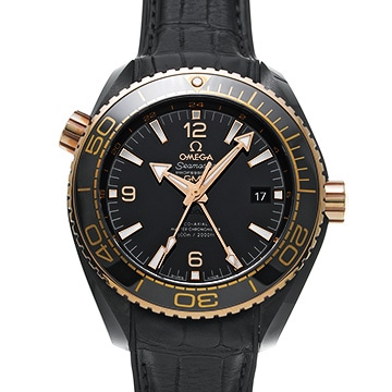オメガ シーマスター プラネットオーシャン 600 コーアクシャル マスタークロノメーター GMT ディープブラック 215.63.46.22.01.001 ブラック メンズ 時計 【中古】【wristwatch】