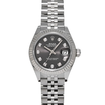 ロレックス レディ デイトジャスト 28 279174G ダークグレー/ダイヤモンド レディース 時計 【中古】【wristwatch】