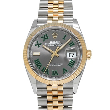 ロレックス デイトジャスト 36 126233 スレート メンズ 時計 【中古】【wristwatch】