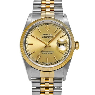ロレックス デイトジャスト 16233 シャンパン メンズ 時計 【中古】【wristwatch】