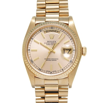 ロレックス デイデイト 18038 ピンク メンズ 時計 【中古】【wristwatch】