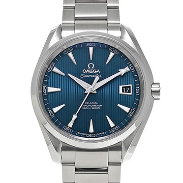 オメガ シーマスター アクアテラ コーアクシャル 231.10.42.21.03.001 ブルー メンズ 時計 【中古】【wristwatch】
