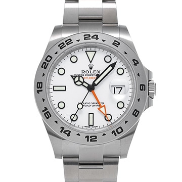 ロレックス エクスプローラーII 216570 ホワイト メンズ 時計 【中古】【wristwatch】