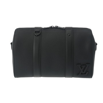 ルイ ヴィトン LVアエログラム シティキーポル ノワール M59255 グレインドカーフ メンズ バッグ 【中古】【bag】