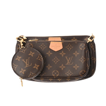 ルイ ヴィトン モノグラム ミュルティ ポシェット アクセソワール カーキ M44813 モノグラムキャンバス ユニセックス バッグ 【中古】【bag】