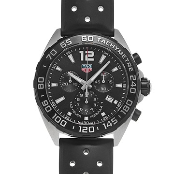 タグ ホイヤー フォーミュラ1 クォーツ クロノグラフ CAZ1010.FT8024 ブラック メンズ 時計 【中古】【wristwatch】