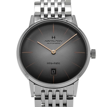 ハミルトン アメリカン クラシック イントラマティック H38455181 グレー メンズ 時計 【中古】【wristwatch】