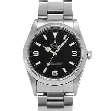 ロレックス エクスプローラー 14270 ブラック メンズ 時計 【中古】【wristwatch】