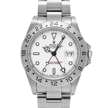 ロレックス エクスプローラーII 16570 ホワイト メンズ 時計 【中古】【wristwatch】