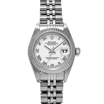 ロレックス デイトジャスト 79174 ホワイト レディース 時計 【中古】【wristwatch】