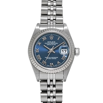 ロレックス デイトジャスト 79174 ブルー レディース 時計 【中古】【wristwatch】