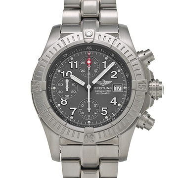 ブライトリング クロノ アベンジャー E13360 グレー メンズ 時計 【中古】【wristwatch】