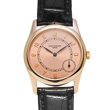 パテック フィリップ カラトラバ 5000R-001 ピンク メンズ 時計 【中古】【wristwatch】