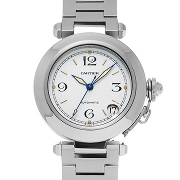 カルティエ パシャC W31015M7 ホワイト ユニセックス 時計 【中古】【wristwatch】