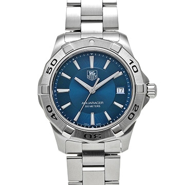 タグ ホイヤー アクアレーサー クォーツ WAP1112.BA0831 ブルー メンズ 時計 【中古】【wristwatch】