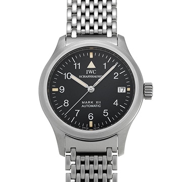 IWC パイロットウォッチ マーク XII IW324101 ブラック メンズ 時計 【中古】【wristwatch】