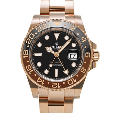 ロレックス GMTマスターII 126715CHNR ブラック メンズ 時計 【中古】【wristwatch】