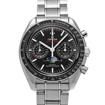 オメガ スピードマスター ムーンフェイズ コーアクシャル マスタークロノメーター 304.30.44.52.01.001 ブラック メンズ 時計 【中古】【wristwatch】