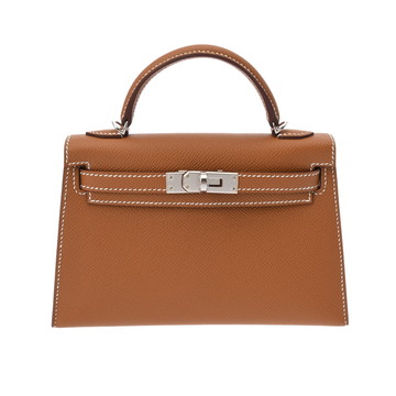 エルメス ミニケリー2 2WAY ゴールド ヴォーエプソン レディース バッグ 【未使用】【bag】