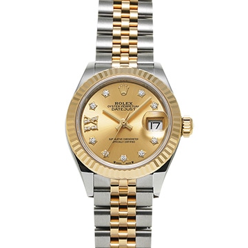 ロレックス レディ デイトジャスト 28 279173G シャンパン/ダイヤモンド レディース 時計 【新品】【wristwatch】