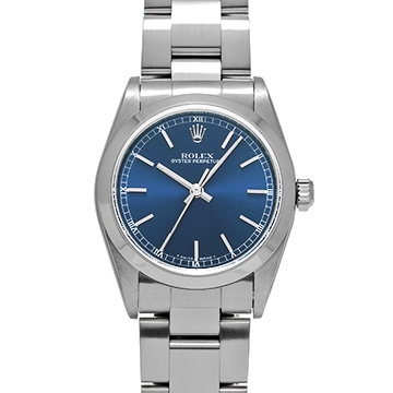 ロレックス オイスターパーペチュアル 77080 ブルー ユニセックス 時計 【中古】【wristwatch】