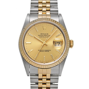 ロレックス デイトジャスト 16233 シャンパン メンズ 時計 【中古】【wristwatch】
