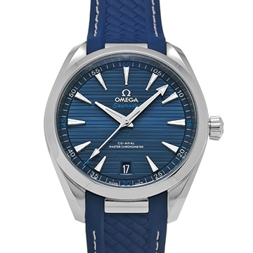 オメガ シーマスター アクアテラ コーアクシャル マスタークロノメーター 220.12.41.21.03.001 ブルー メンズ 時計 【中古】【wristwatch】
