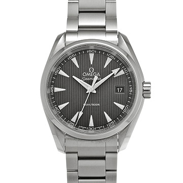 オメガ シーマスター アクアテラ クォーツ 231.10.39.60.06.001 グレー メンズ 時計 【中古】【wristwatch】
