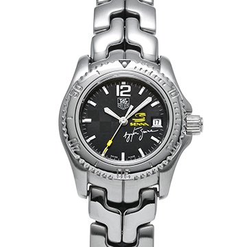 タグ ホイヤー リンク アイルトンセナ リミテッドエディション WT141N.BA0560 ブラック レディース 時計 【中古】【wristwatch】