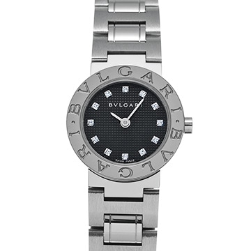 ブルガリ ブルガリブルガリ BB23SS ブラック/ダイヤモンド レディース 時計 【中古】【wristwatch】