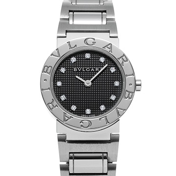 ブルガリ ブルガリブルガリ BBL26S ブラック/ダイヤモンド レディース 時計 【中古】【wristwatch】
