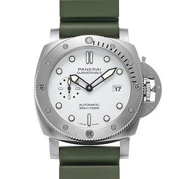 パネライ サブマーシブル クアランタクアトロ ビアンコ PAM01226 ホワイト メンズ 時計 【中古】【wristwatch】