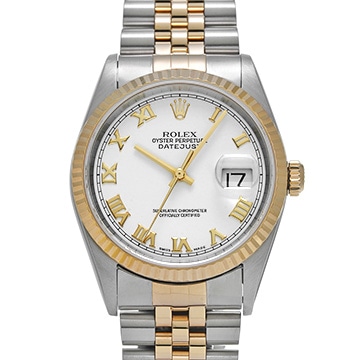 ロレックス デイトジャスト 36 16233 ホワイト メンズ 時計 【中古】【wristwatch】