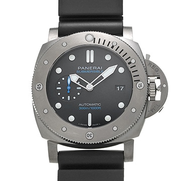 パネライ サブマーシブル チタニオ PAM02305 ブラック メンズ 時計 【中古】【wristwatch】
