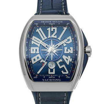フランクミュラー ヴァンガード ヨッティング V45SCDT ブルー メンズ 時計 【中古】【wristwatch】