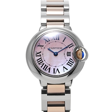 カルティエ バロンブルー ドゥ カルティエ 28mm W6920034 レディース 時計 【中古】【wristwatch】