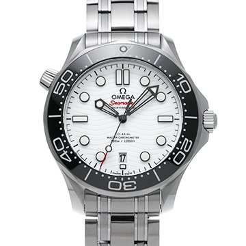 オメガ シーマスター ダイバー300 コーアクシャル マスタークロノメーター 210.30.42.20.04.001 ホワイト メンズ 時計 【中古】【wristwatch】