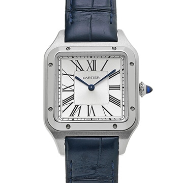 カルティエ サントス デュモン LM WSSA0022 シルバー メンズ 時計 【中古】【wristwatch】